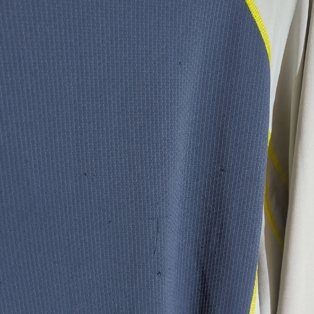 The North Face Blue and Yellow Pullover